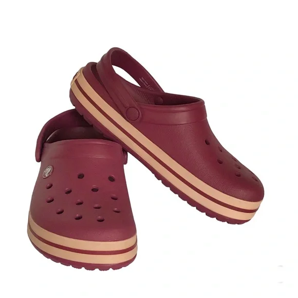 Maroon Crocs Crocband Clogs Crocs Buy Unisex Crocband Clog Online